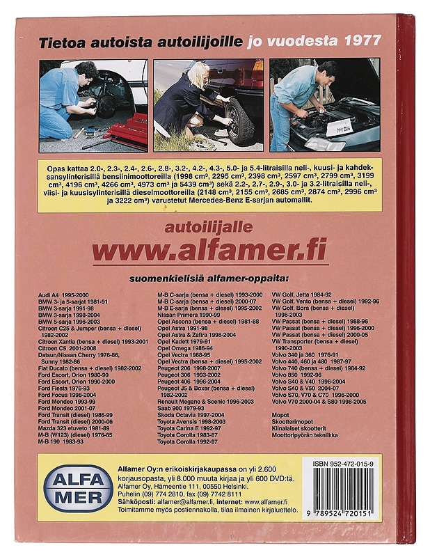 Mercedes-Benz E-sarja 1995-2002 bensiini- ja dieselmallit : korjausopas - Etzold, H. R. - Tietokirjat ja oppaat - 10105456941 - 1