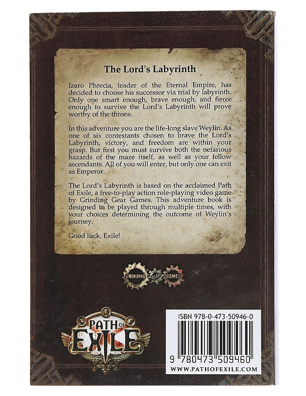 The Lord's Labyrinth: A Path of Exile Gamebook - Kluwe, Chris - Fantasia- ja scifi - 10105456943 - 1