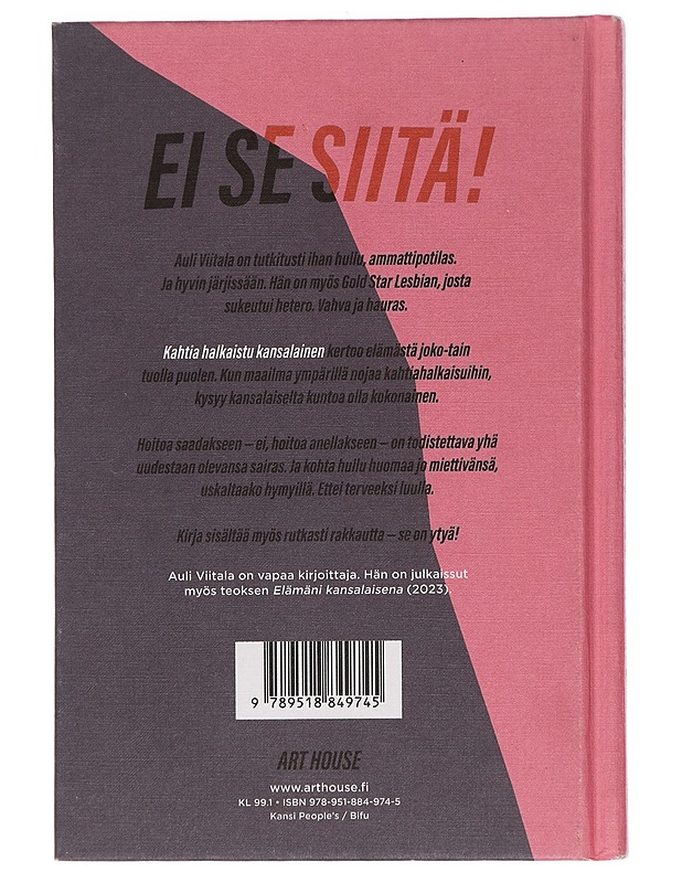 Kahtia halkaistu kansalainen - Auli Viitala - Elämäkerrat ja muistelmat - 10105456958 - 1