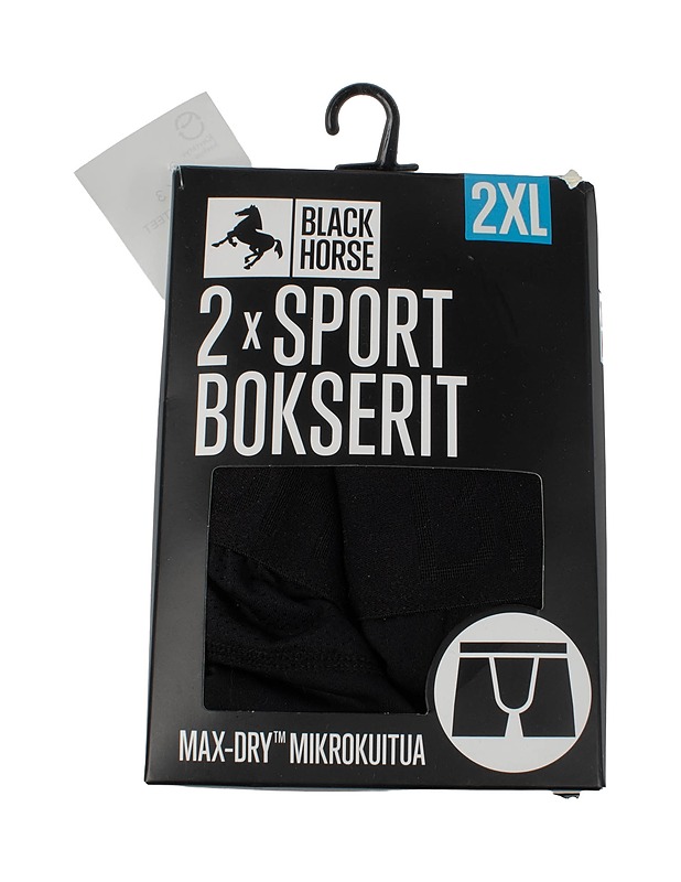 BLACK HORSE Sport bokserit, 2 kpl - Alusvaatteet - 10105456986 - 0