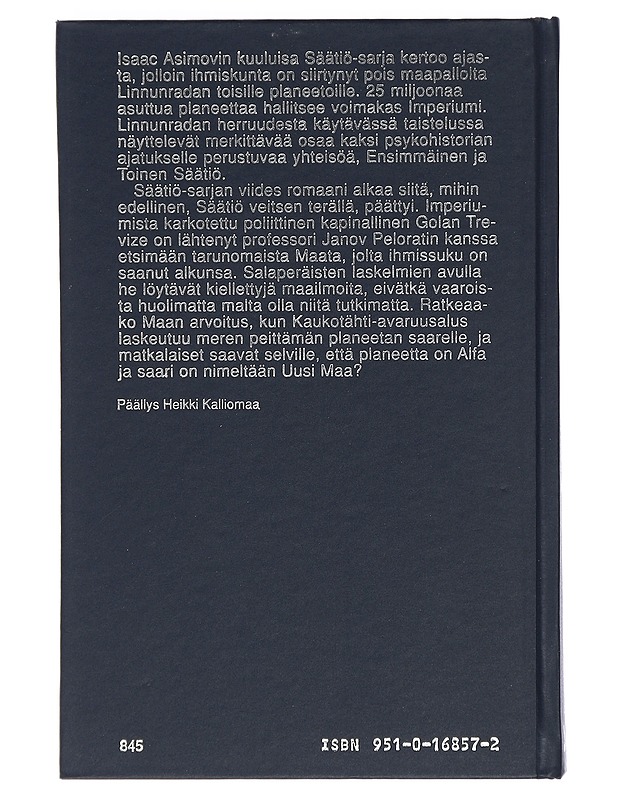 Säätiö ja Maa - Asimov, Isaac - Fantasia- ja scifi - 10105457028 - 1