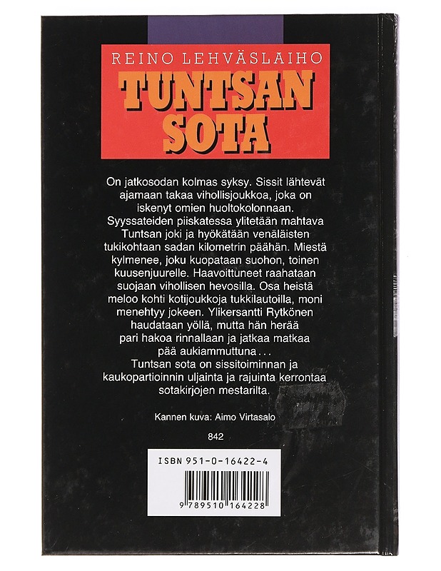 Tuntsan sota : romaani - Reino Lehväslaiho - Romaanit ja novellit - 10105457039 - 1