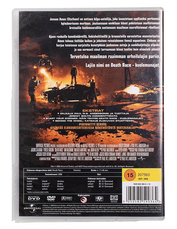 Death Race - DVD - DVD-elokuvat - 10105457060 - 1