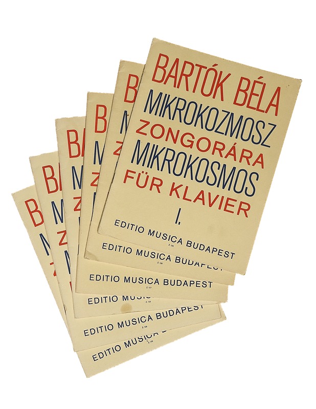 Mikrokozmosz Zongorára Mikrokosmos für klavier 1-6 - Bartók, Bela - Musiikki- ja elokuvakirjat - 10105457074 - 0