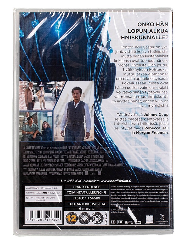Transcendence - DVD - DVD-elokuvat - 10105457077 - 1