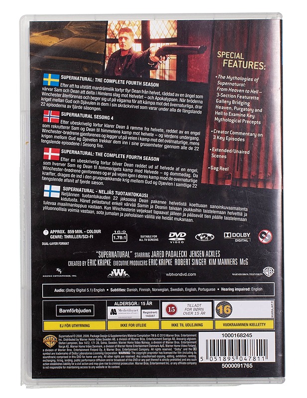Supernatural: The Complete Fourth Season - DVD - DVD-elokuvat - 10105457086 - 1