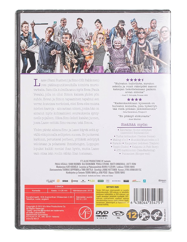 3 Simoa - DVD - DVD-elokuvat - 10105457120 - 1