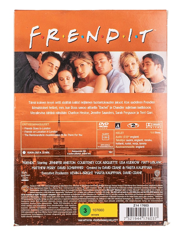 Frendit: Täytä Neljäs kausi - DVD-elokuvat - 10105457167 - 1