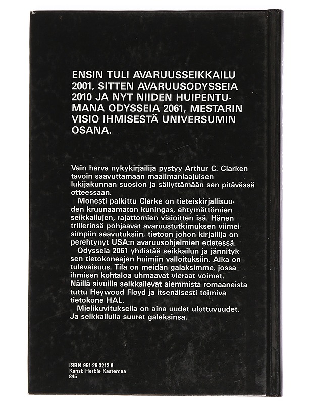 Odysseia 2061 - Clarke, Arthur C. - Fantasia- ja scifi - 10105457213 - 1