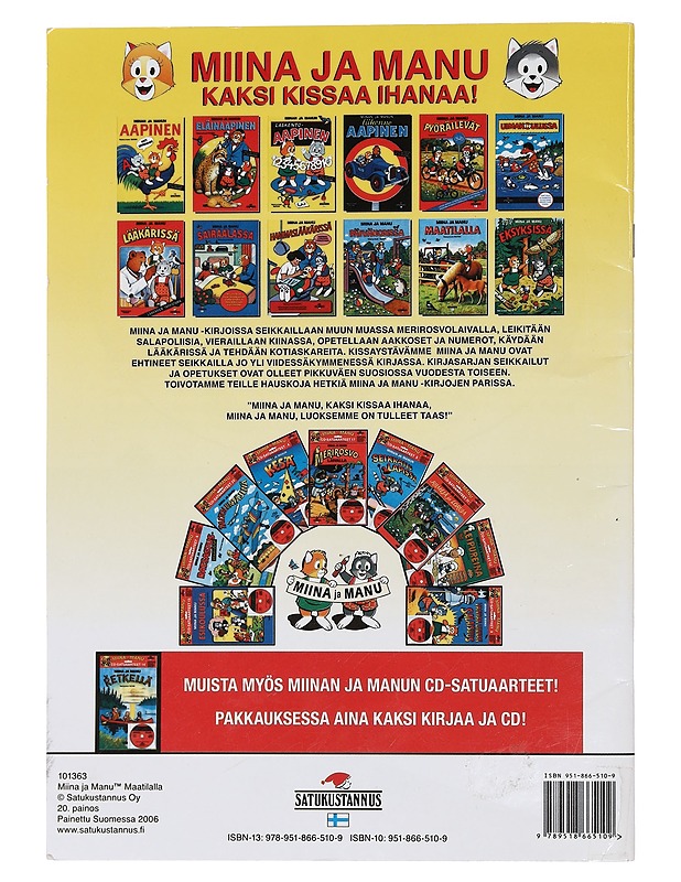 Miina ja Manu maatilalla - Teutori - Lastenkirjat - 10105457236 - 1
