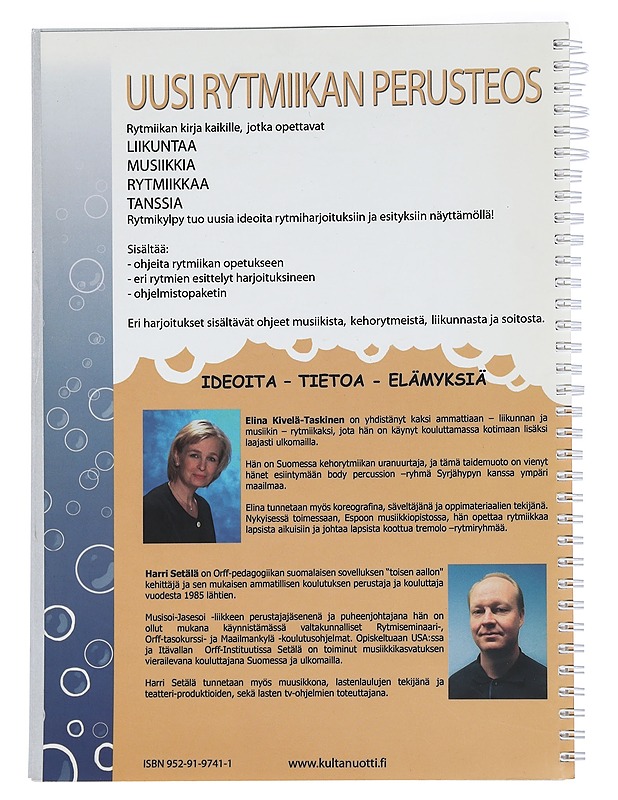 Rytmikylpy - Kivelä-Taskinen, Elina - Musiikki- ja elokuvakirjat - 10105457245 - 1