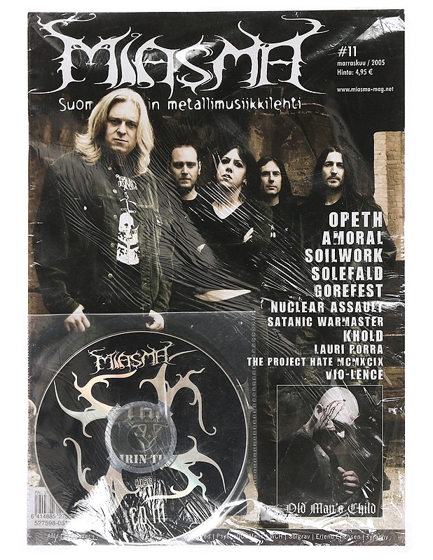 MIASMA #11 marraskuu / 2005 (metallimusiikkilehti) - Musiikki- ja elokuvakirjat - 10105457248 - 0