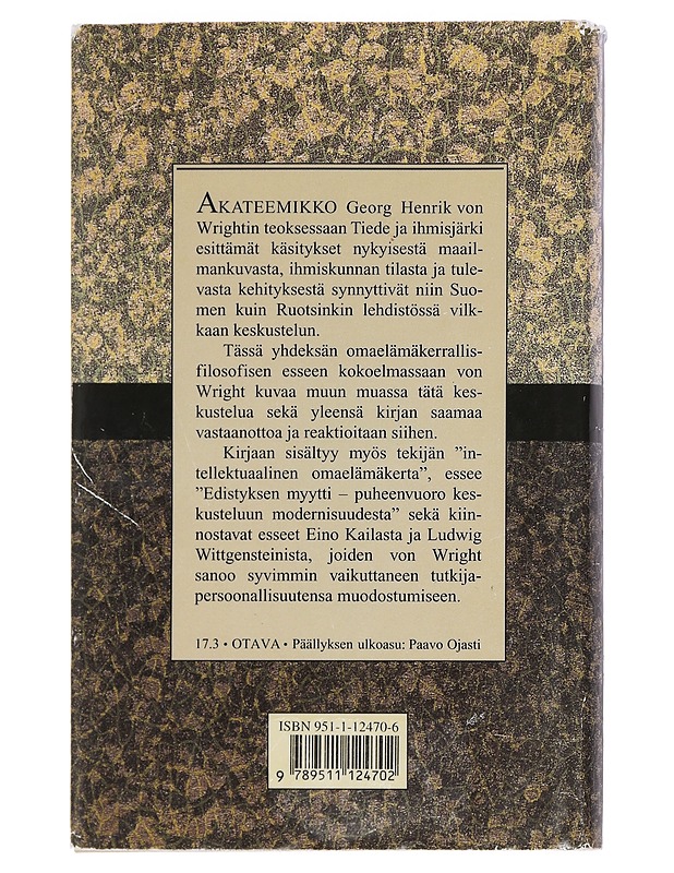 Minervan pöllö : esseitä vuosilta 1987-1991 - Georg Henrik von Wright - Elämäkerrat ja muistelmat - 10105457256 - 1
