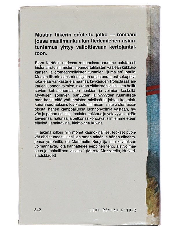 Mammutin suojelija - Kurtén, Björn - Historiakirjat - 10105457271 - 1