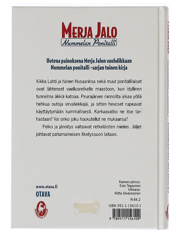 Vaarallinen ratsastus - Merja Jalo - Nuorten kirjat - 10105457272 - 1