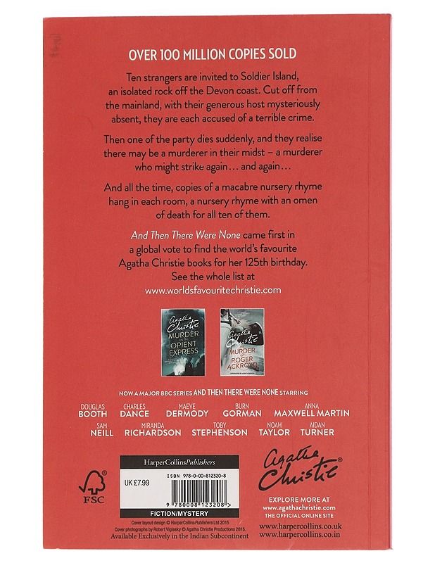 And then there were none - Agatha Christie - Jännitys ja dekkarit - 10105457303 - 1