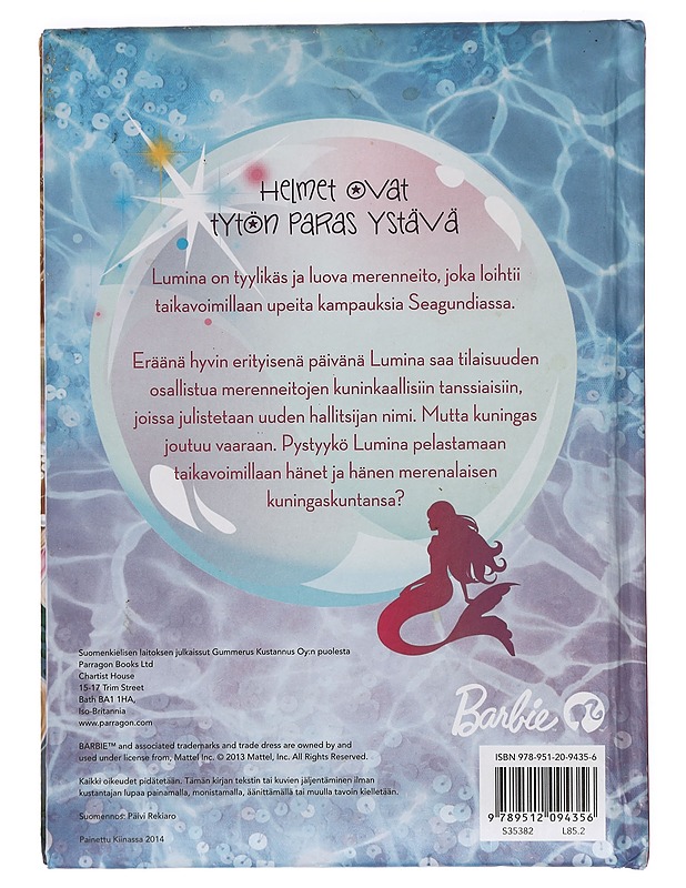 Helmiprinsessa - Rekiaro, Päivi - Lastenkirjat - 10105457343 - 1