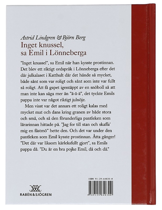 INGET KNUSSEL, SA EMIL I LÖNNEBERGA - LINDGREN, ASTRID - Romaanit ja novellit - 10105457348 - 1