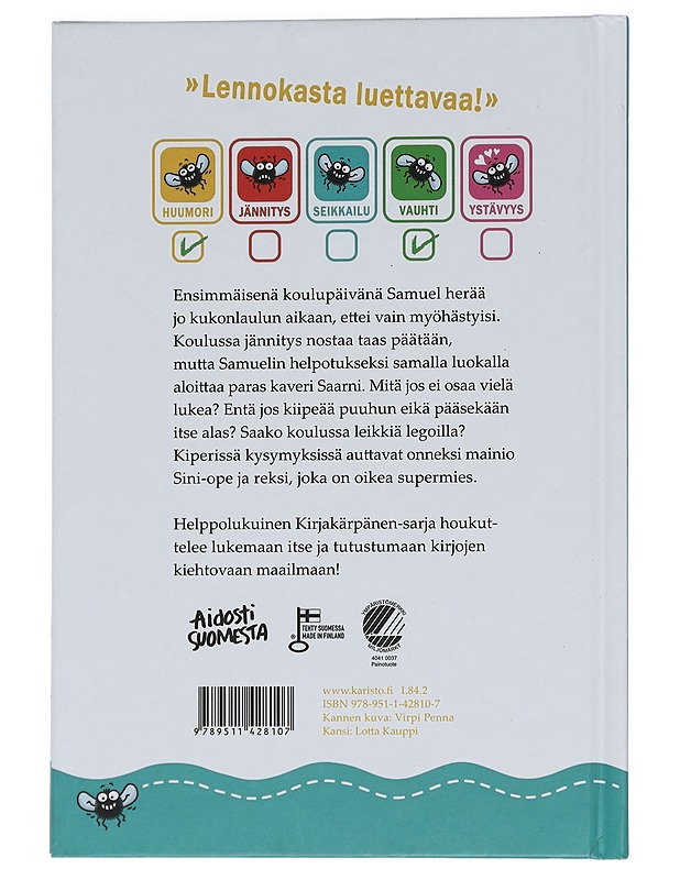 Rapiseva reppu - Kallioniemi, Tuula - Lastenkirjat - 10105457350 - 1