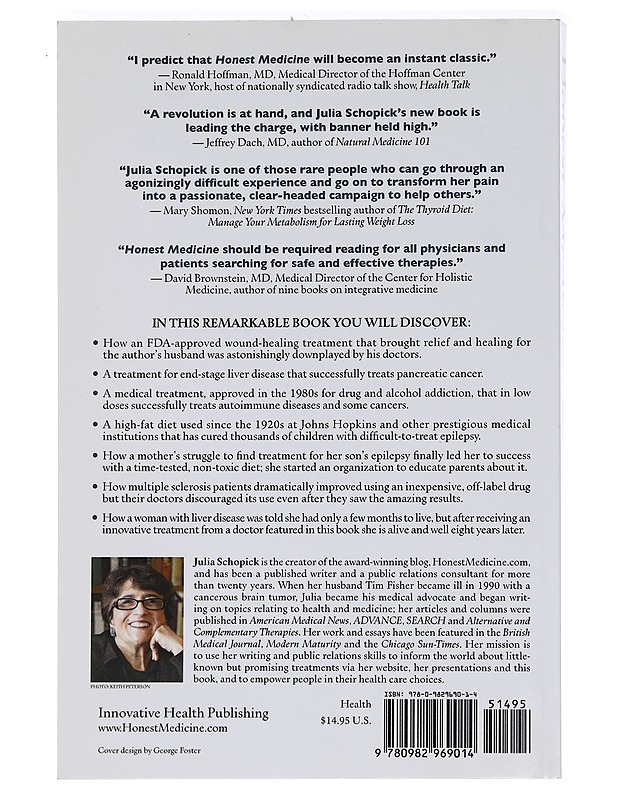 Honest medicine - Julia Schopick - Hyvinvointikirjat - 10105457425 - 1