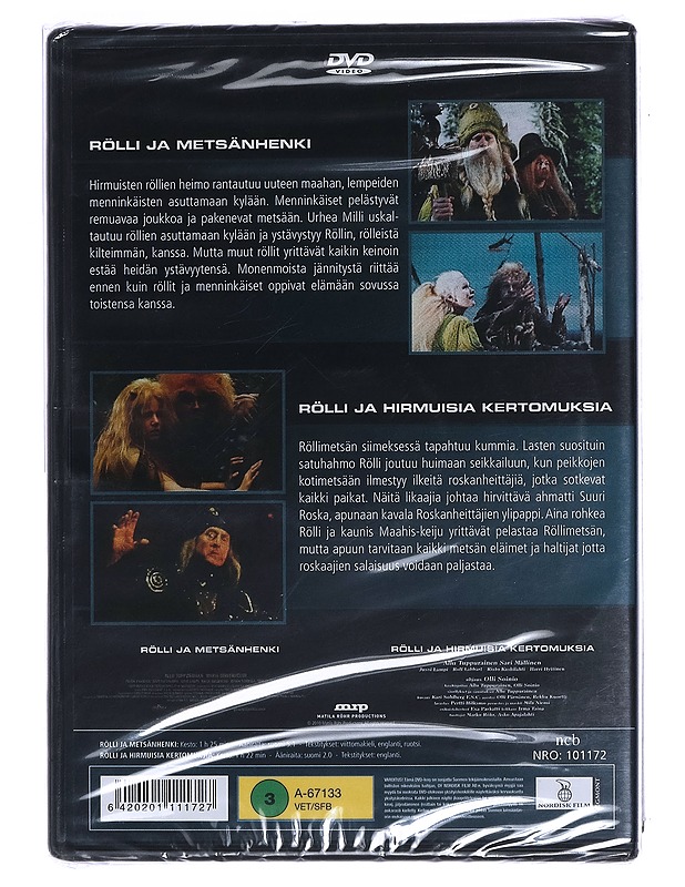 Rölli ja Metsänhenki / Rölli hirmuisia kertomuksia - DVD - DVD-elokuvat - 10105457497 - 1