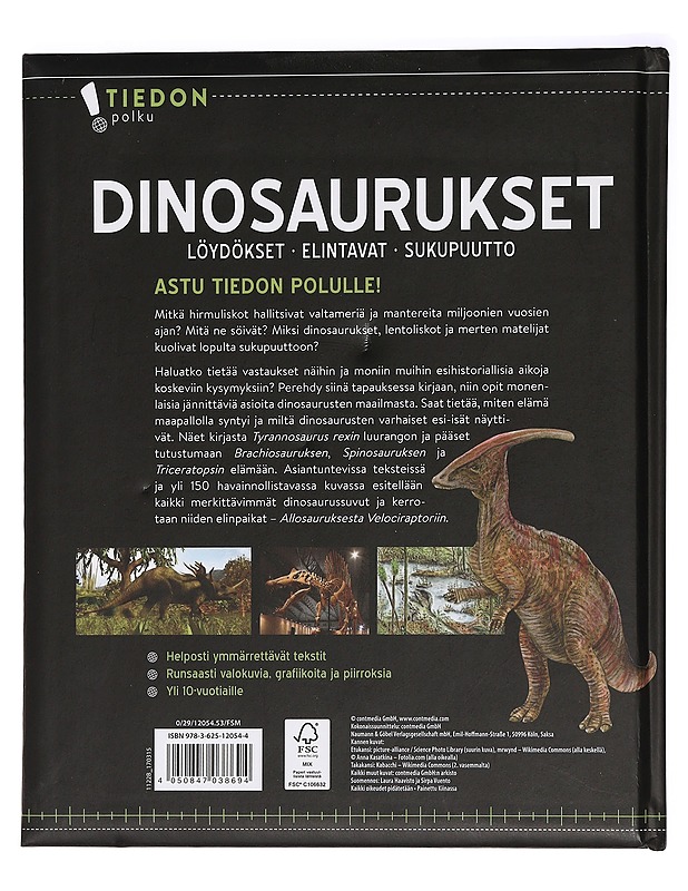 Dinosaurukset : löydökset, elintavat, sukupuutto - Haavisto, Laura - Tietokirjat ja oppaat - 10105457522 - 1