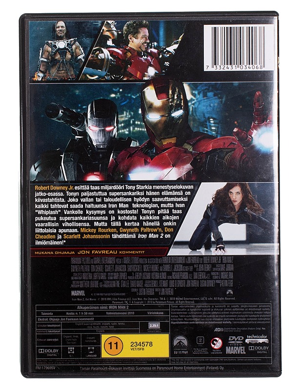 Iron Man 2 - DVD - DVD-elokuvat - 10105457543 - 1