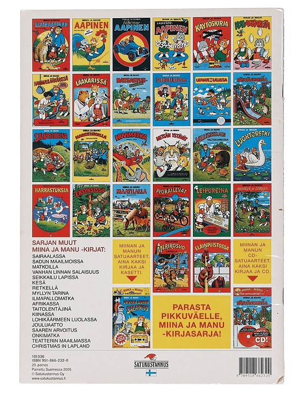 Miinan ja Manun kesä - Teutori - Lastenkirjat - 10105457559 - 1