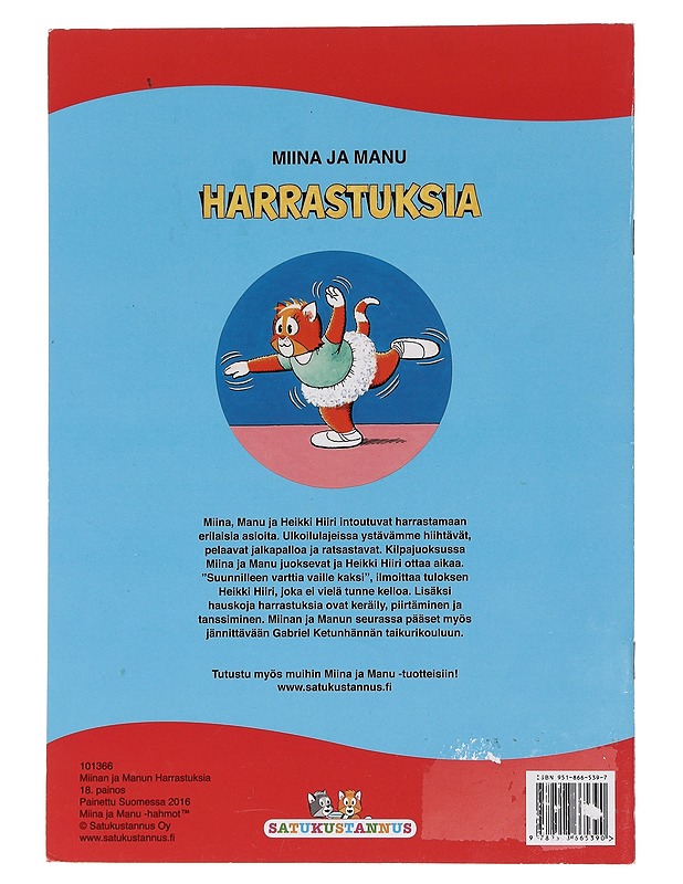 Miina ja Manu [Moniviestin] / CD-satuaarteet 16 Miina ja Manu eläinpuistossa, 18. p. ; Miinan ja Manun harrastuksia, 13. p. - Teutori - Lastenkirjat - 10105457566 - 1