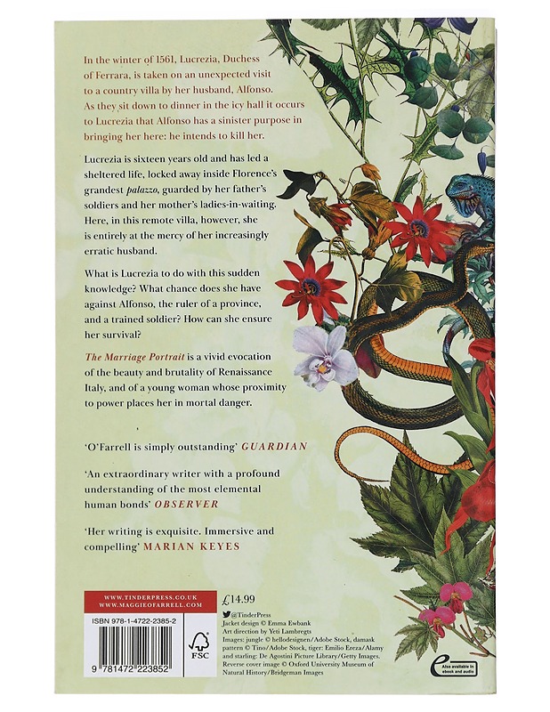 The Marriage Portrait - Maggie O'Farrell - Romaanit ja novellit - 10105457591 - 1