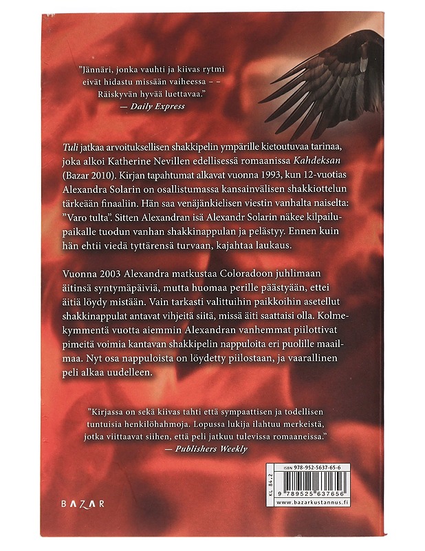 Tuli - Neville, Katherine - Jännitys ja dekkarit - 10105457601 - 1