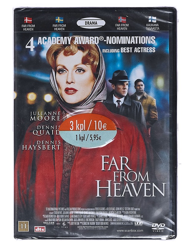 Far from Heaven - DVD - DVD-elokuvat - 10105457634 - 0