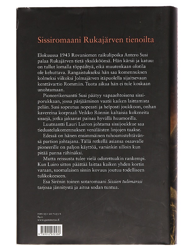 Sissien tulimarssi - Sirén, Esa - Romaanit ja novellit - 10105457655 - 1