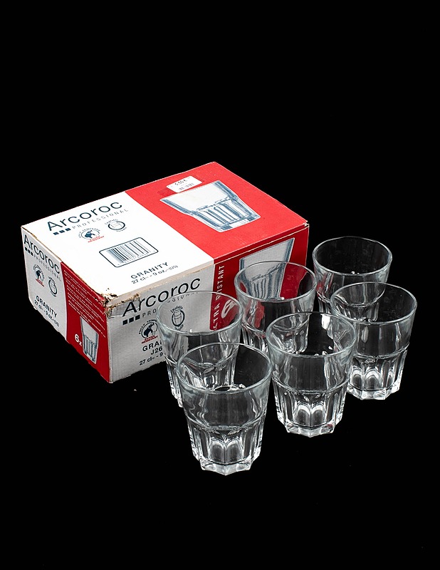 ARCOROC Granity juomalasi, 27 cl, 6 kpl - Lasit - 10105457660 - 0