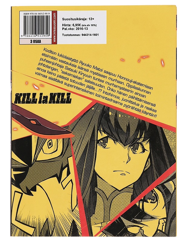 Kill la kill. 1 - Akizuki, Ryo - Sarjakuvat - 10105457670 - 1