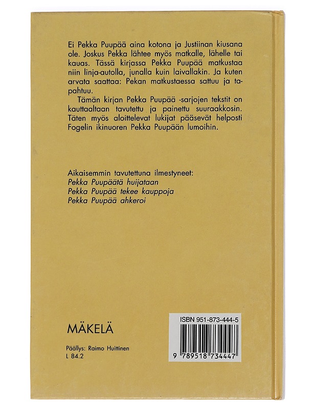 Pekka Puupää matkustaa - Fogeli - Lastenkirjat - 10105457683 - 1