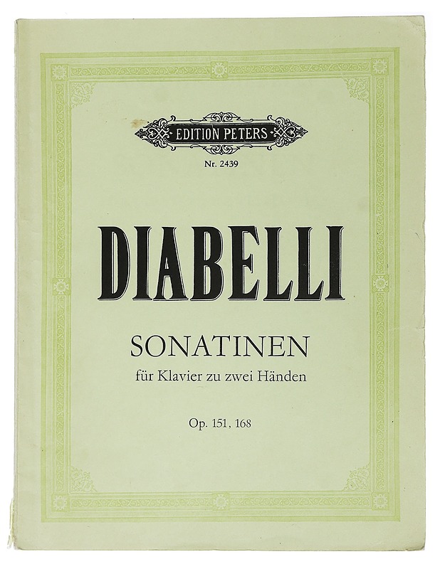 Sonatinen ; für Klavier zu zwei Händen - Antonio Diabelli - Musiikki- ja elokuvakirjat - 10105457711 - 0