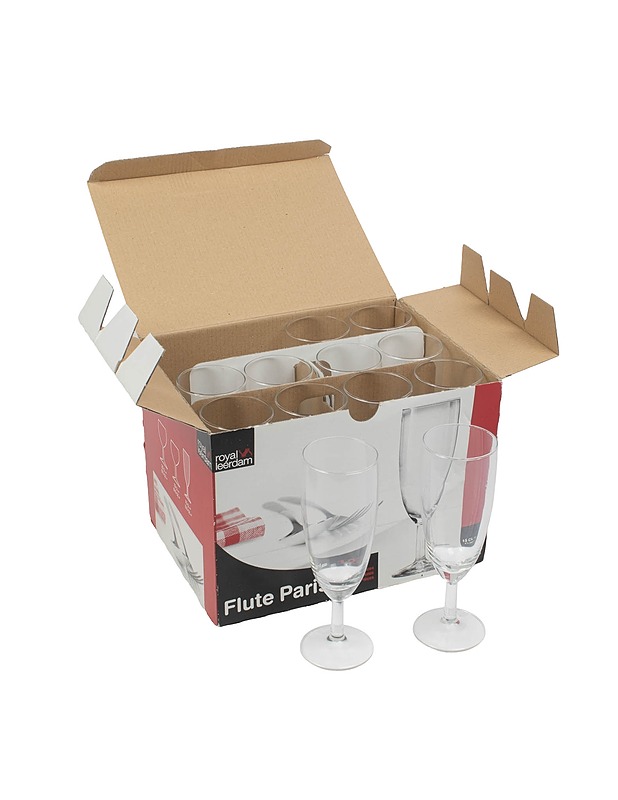 ROYAL LEERDAM Flute Paris kuohuviinilasi setti, 12 osaa - Lasit - 10105457718 - 0