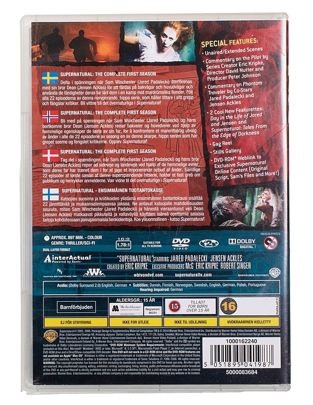 Supernatural: The Complete First Season - DVD - DVD-elokuvat - 10105457746 - 1