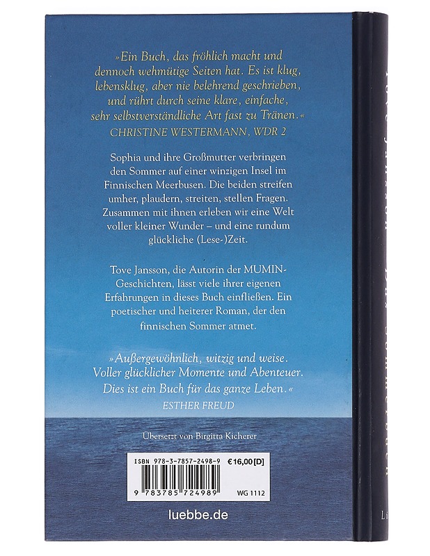 Das Sommerbuch : Roman - Jansson, Tove - Romaanit ja novellit - 10105457758 - 1