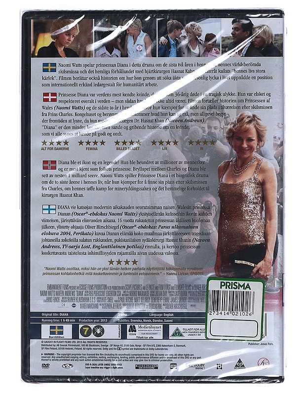 Diana - DVD - DVD-elokuvat - 10105457782 - 1
