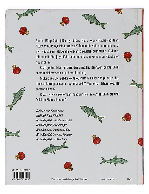 Risto Räppääjä ja pakastaja-Elvi - Nopola, Sinikka - Lastenkirjat - 10105457803 - 1