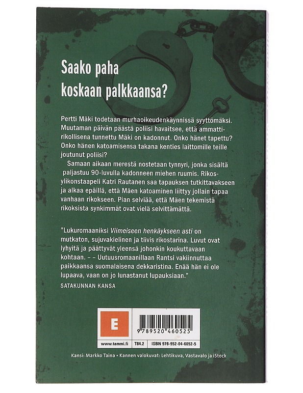 Viimeiseen henkäykseen asti - Niko Rantsi - Jännitys ja dekkarit - 10105457819 - 1