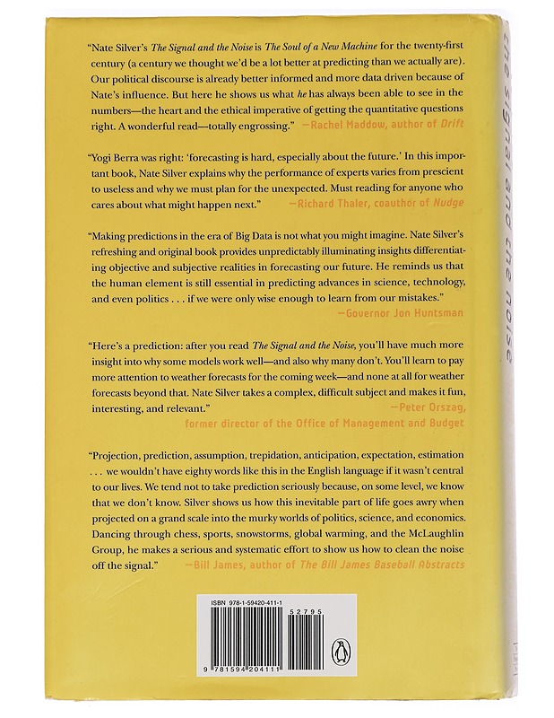 The signal and the noise : why so many predictions fail - but some don't - Nate Silver - Tietokirjat ja oppaat - 10105457840 - 1
