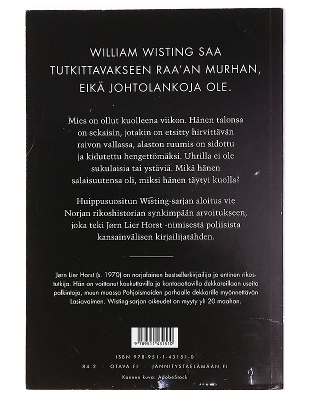 Avaintodistaja - Horst, Jørn Lier - Jännitys ja dekkarit - 10105457829 - 1