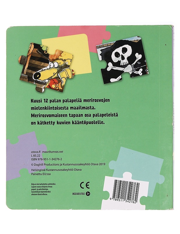 Merirosvot : palapelikirja - Kunnas, Mauri - Lastenkirjat - 10105457832 - 1