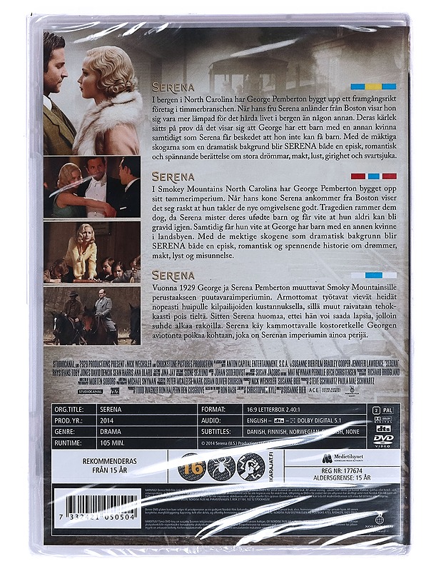 Serena - DVD - DVD-elokuvat - 10105457849 - 1