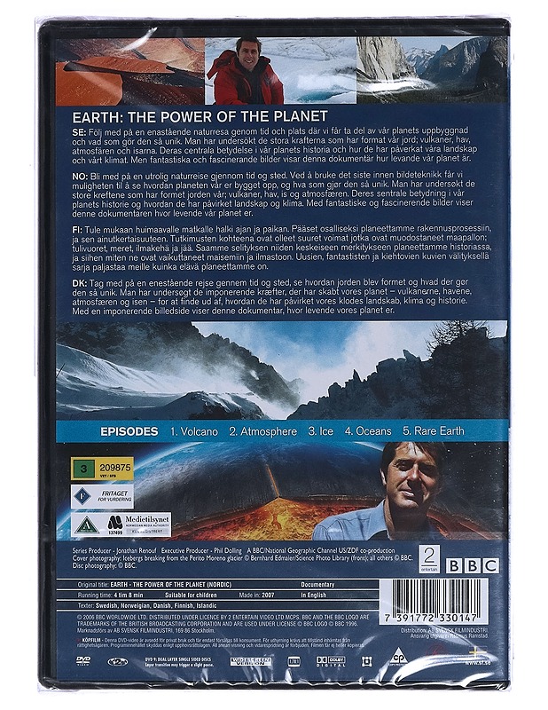 Earth: The power of the Planet - DVD - DVD-elokuvat - 10105457855 - 1