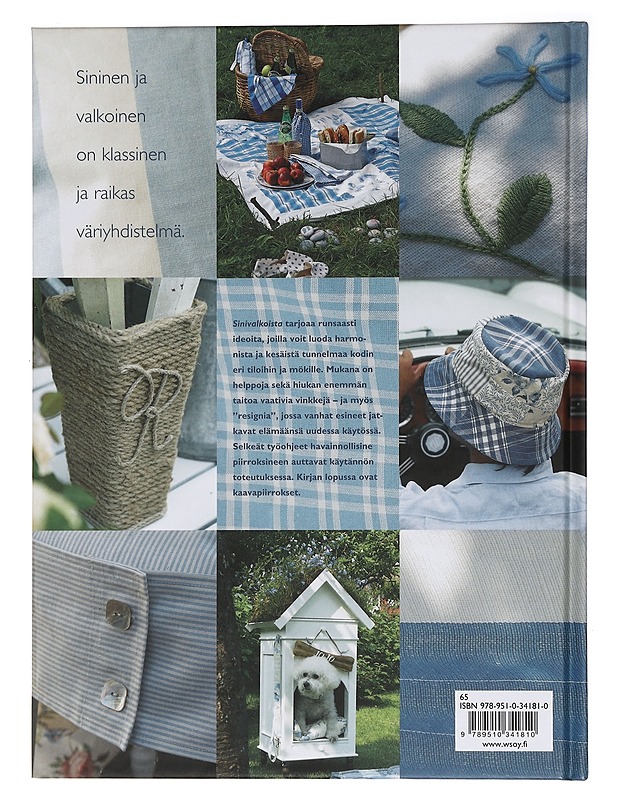 Sinivalkoista : iloisia ideoita kotiin - Arnesen, Marianne - Tietokirjat ja oppaat - 10105457861 - 1