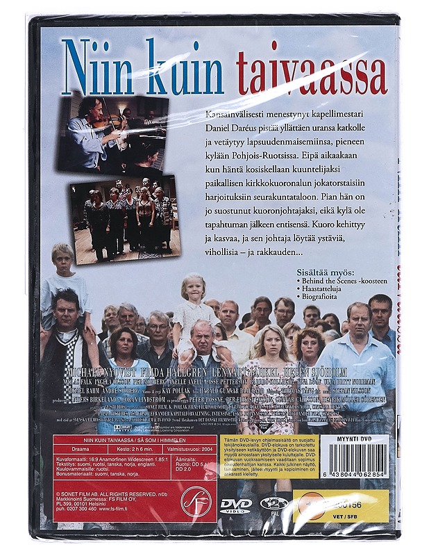 Niin kuin taivaassa - DVD - DVD-elokuvat - 10105457892 - 1